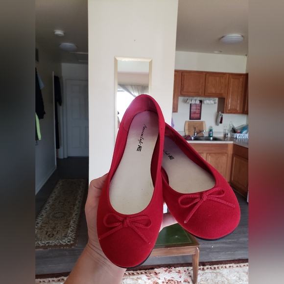 NWOT AE  Dorothy ruby red slipper shoes - Picture 6 of 16